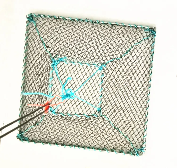 2023 new design Foldable Galvanized steel wire frame Crab Trap cage
