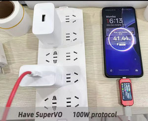 Caricabatterie Originale 100W Adattatore Tipo-A per Oneplus Oppo Realme Super Vooc Ricarica Rapida Cavo USB <span class=keywords><strong>One</strong></span> <span class=keywords><strong>Plus</strong></span> 12 11 Nord CE 3 10 Pro - Product Image 4