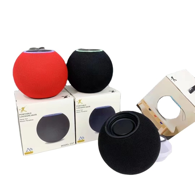 2024 New C57 Wireless Blue Tooth Speaker Powerful 30W Big Size Black Battery Plastic Wireless Portable Outdoor Speaker