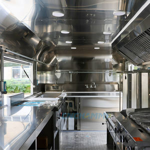 Carrito <span class=keywords><strong>de</strong></span> <span class=keywords><strong>Comida</strong></span> Estilo Vintage Chammp con Ruedas, Parrilla y Freidora para Negocios Ambulantes y Uso en Exteriores - Product Image 6