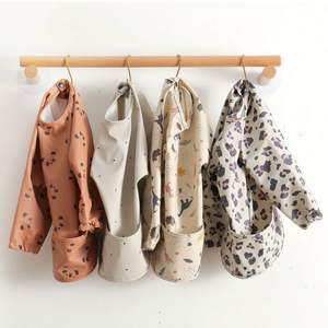 Bavoir imperméable à manches longues pour bébé, anti-salissures, pour repas et diverses aliments - Product Image 3