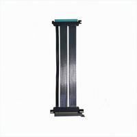 Câble d'extension riser Broadcom PCIe 4.0 X16 ABS à ruban, extension pleine vitesse pour carte graphique de bureau et carte mère – En stock