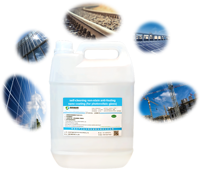 Verre photovoltaïque Re-YINCAI de qualité industrielle à nano-revêtement autonettoyant anti-poussière, antistatique en 2 parties, pureté 99,99 %, réduit le nettoyage