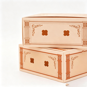 Exquisita caja de regalo con forro suave, material de papel premium para empaques de regalos de alta calidad. - Product Image 3