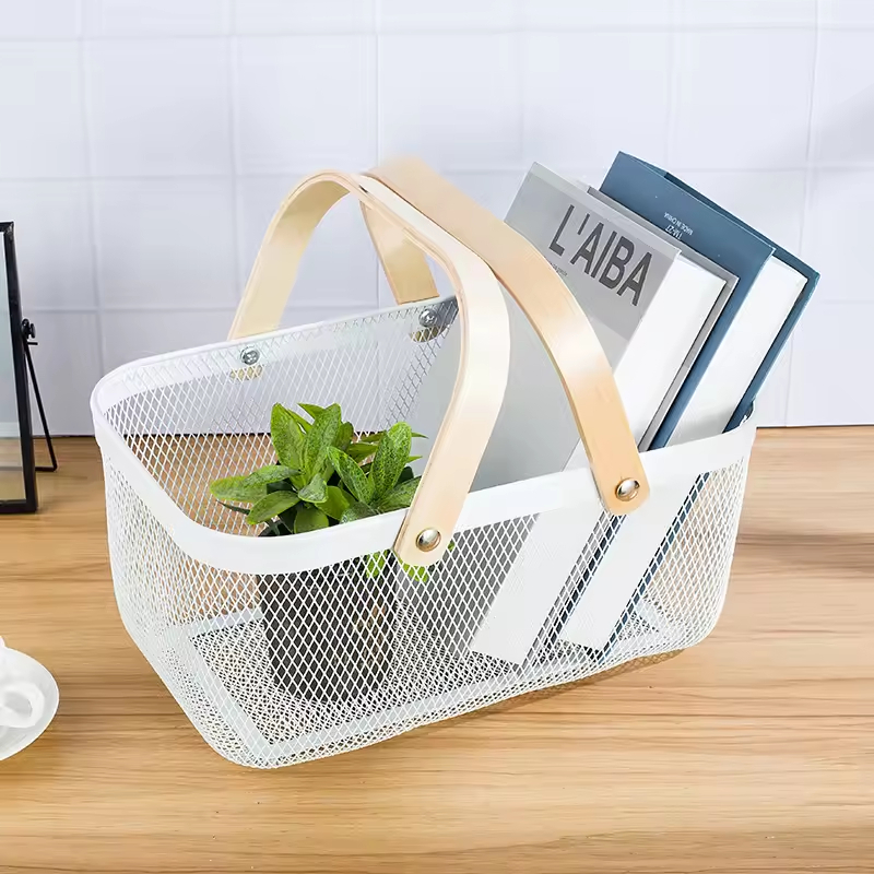 Durable Metal Storage Basket