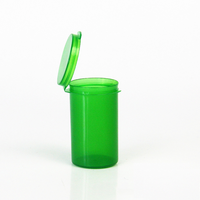 CR étiquette personnalisée Portable Tube en plastique noir bouchon supérieur vide conteneur pour la sécurité des enfants médecine couvercle à charnière pour pilules