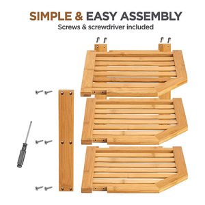 <b>Kitchen</b> storage racks and cutting boards - direct from manufacturer, multi-layer bamboo storage solutions, custom-made - Product Image 4