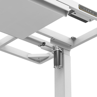 Bureau à domicile ordinateur de jeu avec tiroir table en verre levage électrique support intelligent réglable en hauteur bureau debout