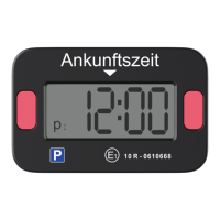 UPUPYES Digital Mini Portabel Ringan Ramah Lingkungan Hitam ABS+PC Otomatis untuk Kehidupan Sehari-hari Cakram Parkir Elektronik Persetujuan CE 1