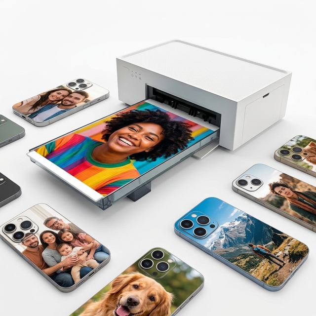 Mobile Skin Printing Machine Mini Pocket Phone Back Film Printer Wireless Portable for Mobile Phone Photo DIY Back Film