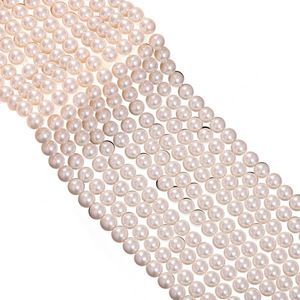 Perles d'imitation en strass de Nantong, rondes, colorées, perforées, accessoires de bijoux DIY, perles en vrac - Product Image 5