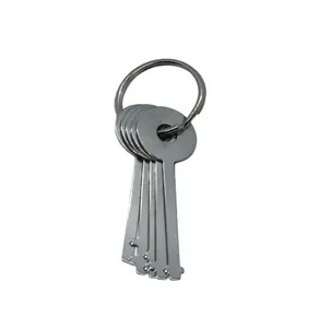5pcs练习不锈钢Wanded锁匠钥匙开锁工具套装