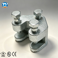 Adaptateur de fixation UTT11 pour poutre en acier en H, fonte ductile UL FM CE QT450, pour système d'incendie à sprinklers