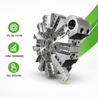 Tour-fraiseuse CNC à lit incliné 3 axes haute rigidité TCK50A-500, système Fanuc, tour horizontal pour métaux 220V FANUC