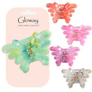 Patrón de mármol gradual de fábrica, hermosos accesorios para el cabello, garra para el cabello, pinzas para la mandíbula de concha de tortuga de mariposa para niñas y mujeres - Product Image 1