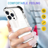 Coque de téléphone en TPU acrylique 3 en 1 pour iPhone 13 Pro, 14 Plus, 12, 11 Pro Max, 6, 7, 8 Plus, XS, lignes colorées