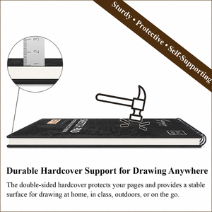 Cuaderno de Dibujo Giorgione de 100 g/m², 100 Hojas, A3, A4, A5, Libre de Ácido, Textura Fina, Encuadernado en Espiral - Product Image 5