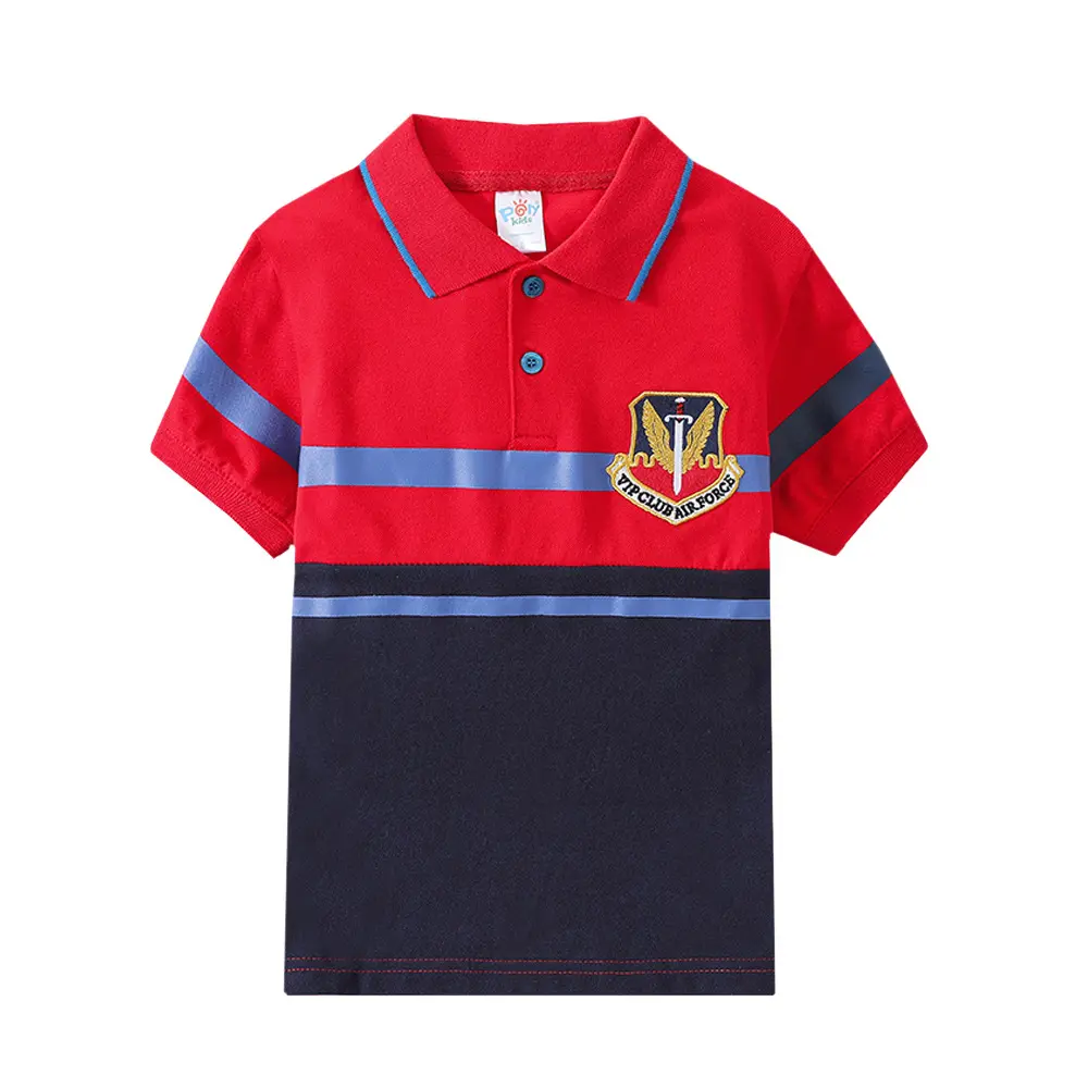 2023 High quality kids polo shirt boys tops wholesale