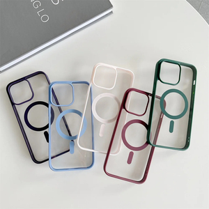 Fundas Protectoras Transparentes Magnéticas Inalámbricas a la Moda 2025, Resistentes a Impactos para <span class=keywords><strong>iPhone</strong></span> 17 Pro Max, 17 Pro, 17 - Product Image 3