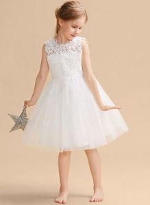 Vestidos <span class=keywords><strong>de</strong></span> Primera Comunión para Niña <span class=keywords><strong>de</strong></span> Encaje <span class=keywords><strong>Blanco</strong></span> Sagrado <span class=keywords><strong>Vestido</strong></span> <span class=keywords><strong>de</strong></span> Niña <span class=keywords><strong>de</strong></span> las Flores para Iglesia Verano Boda Bautizo - Product Image 5