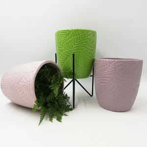 Pattern personalizzato piccolo vaso di fiori in ceramica orchidea a più colori <span class=keywords><strong>fioriera</strong></span> decorativa <span class=keywords><strong>per</strong></span> interni <span class=keywords><strong>per</strong></span> la casa o il giardino round Kit Desktop - Product Image 4