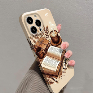<span class=keywords><strong>Funda</strong></span> Protectora Rígida para Teléfono Móvil con Diseño Retro de <span class=keywords><strong>Libro</strong></span>, Café, Película Fotográfica, para <span class=keywords><strong>iPhone</strong></span> 8, X, Xr, Xs, 11, 12, 13, 14, 15, 16, 17 Pro Max - Product Image 4
