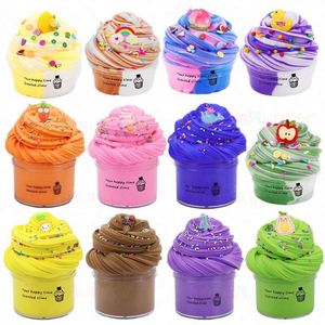 Hot Selling DIY Kids Toy <b>Set</b> 200ml Cherry Fluffy Foam <b>Clay</b> EN71 Certified Soft Cotton Polymer <b>Clay</b> Modeling New Wholesale Hot - Product Image 2