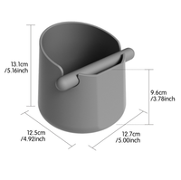 Boîte de récupération des marcottes de café en silicone de qualité alimentaire, bac de rangement hygiénique, accessoire pour expresso