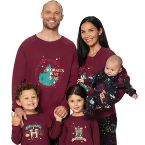 Family Matching Christmas Pajamas Set Winter Sleepwear PJS Set For Couples And Kids Family Pajamas