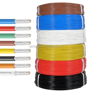 Nhiệt độ cao dây điện ul CUL RoHS CCC chứng nhận 1awg 2 4 6 8 10 12 14 16 18 20 22 24 26 28 30AWG Silicone Cáp