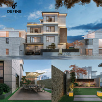Dernière conception pour projet de villa avec décoration de la maison Service à guichet unique Mobilier de salon industriel moderne unique