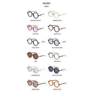 Gafas de sol redondas unisex ZT-86602 con montura de PC, protección UV400 clase 2, diseño moderno para hombres y mujeres - Product Image 5