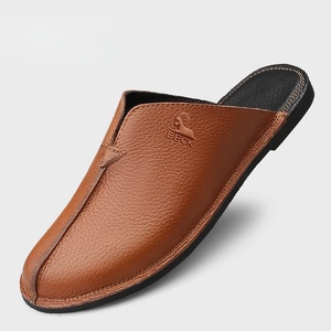 Chaussures de pêcheur pour hommes, style rétro tendance, respirantes, dessus en PU, semelle en caoutchouc, semelle plate, tongs ouvertes, style décontracté polyvalent - Product Image 3