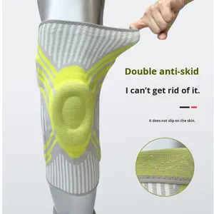 Ménisque Compression Brace Patella Brace pour Sports Fitness Printemps Soutenu Genou Manchon Flexible pour Basketball pour Homme Femme - Product Image 4
