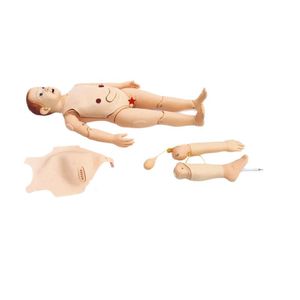 Maniquí multifuncional para el cuidado de niños de tres años, modelo pediátrico de enseñanza, maniquí de entrenamiento, modelo de simulación médica, humano - Product Image 1