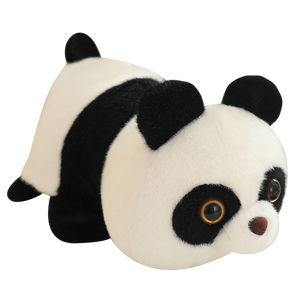 Adorabili Animali di Peluche Reversibili: <span class=keywords><strong>Panda</strong></span> + Gatto <span class=keywords><strong>Nero</strong></span>, Anatra + Pinguino, Cane + Coniglio, Husky + Volpe, 32cm, 4 Assortimenti Peluche di Animali - Product Image 1