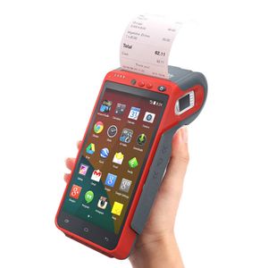 Android 11 4G Wifi Nfc 5.5 Inch Mobiele Betaling Pos Terminal Met Nfc + Msr + Chip Kaart Lezer Thermische Printer In Voorraad Z100 - Product Image 1