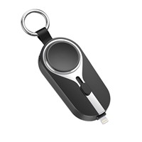2-en-1 2000mAh Ultra-Delgado Mini Cargador de emergencia portátil Pantalla LED 5W USB 5V Nuevo Llavero Banco Central eléctrica