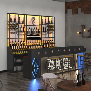 Chất Lượng Cao Tùy Chỉnh Hiện Đại Thanh Rượu Vang Tủ Khối Lượng Lưu Trữ Sideboard Kính Góc Tủ Bên Bảng Đồ Nội Thất Phòng Khách - Product Image 3