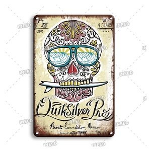 Letreros de cerveza de placa de metal al por menor calientes letreros de chapa de metal retro decorativos hechos a medida - Product Image 2