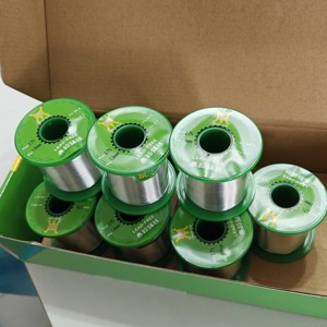 Alambre de Soldadura sin Plomo de Alta Pureza XHT Factory, 500g 1000g, 0.8mm 1mm, 99.3% <span class=keywords><strong>Estaño</strong></span> <span class=keywords><strong>para</strong></span> <span class=keywords><strong>Soldar</strong></span>, Libre de Contaminación - Product Image 1