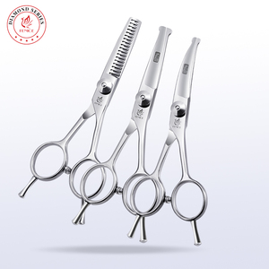 Bouche de poisson Dangerless 4.5/4.75 pouces Pet Puppy <span class=keywords><strong>Moustache</strong></span> Ensemble de toilettage Ciseaux - Product Image 5