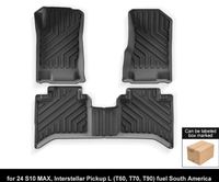 Tapete para la Caja Trasera de la Camioneta Rego Chevrolet S10, de TPE con Bloques de Color, 3 Piezas, 2.5mm de Grosor, Juego Completo, Moderno, 1 Año de Garantía