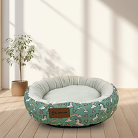 Lit pour chien rectangulaire de luxe en tissu Oxford imperméable, doux et écologique, certifié Oeko-Tex, modèle 2025