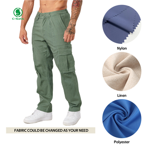 Pantalon cargo nouvellement conçu, pantalon à la mode <span class=keywords><strong>de</strong></span> couleur pure <span class=keywords><strong>de</strong></span> style grandes poches pour <span class=keywords><strong>hommes</strong></span>, peut être personnalisé - Product Image 5