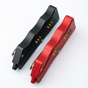 <span class=keywords><strong>Coupe</strong></span>-papier coulissant à poignée en aluminium, lame à changement rapide, mini couteau utilitaire tactique multifonctionnel pour porte-clés - Product Image 4