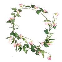 Guirlande artificielle de 180 cm en fausse glycine, plusieurs tailles et styles, pour la décoration intérieure