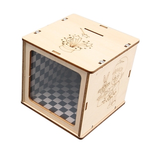 OKYN-G6509 fatto a mano per la scatola magica fai da te giocattoli educativi salvadanaio per gli studenti esperimento interattivo nella gestione del denaro - Product Image 2