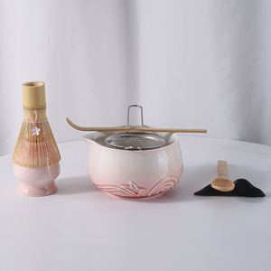 2P/Set Pink Color Unique Bowl Premium Cute Matcha Set - Product Image 2