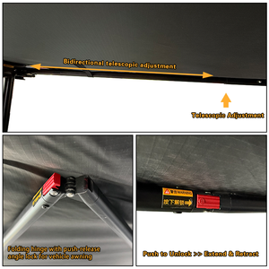 Toldo Lateral Retráctil para Coche <span class=keywords><strong>4x4</strong></span>, Impermeable, para Exteriores, para Camping y Overlanding - Product Image 5